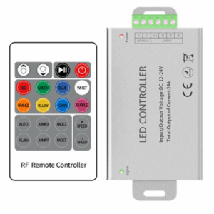 LED 20-Key RF Aluminum Shell Remote Controller